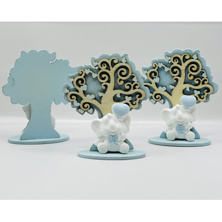 خشب شجرة مع فيل