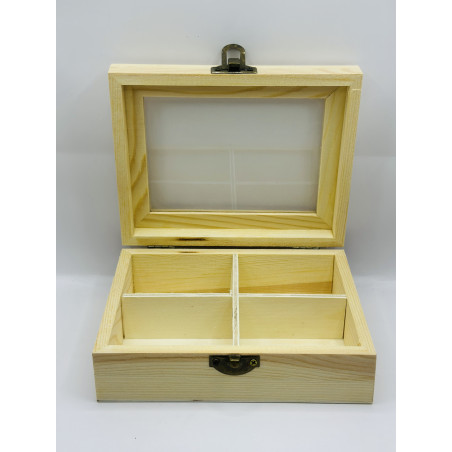 صندوق خشب مقطع