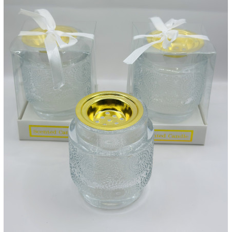 مبخرة زجاج مع علبة