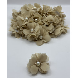 ورد شييفون مع حبة لولو